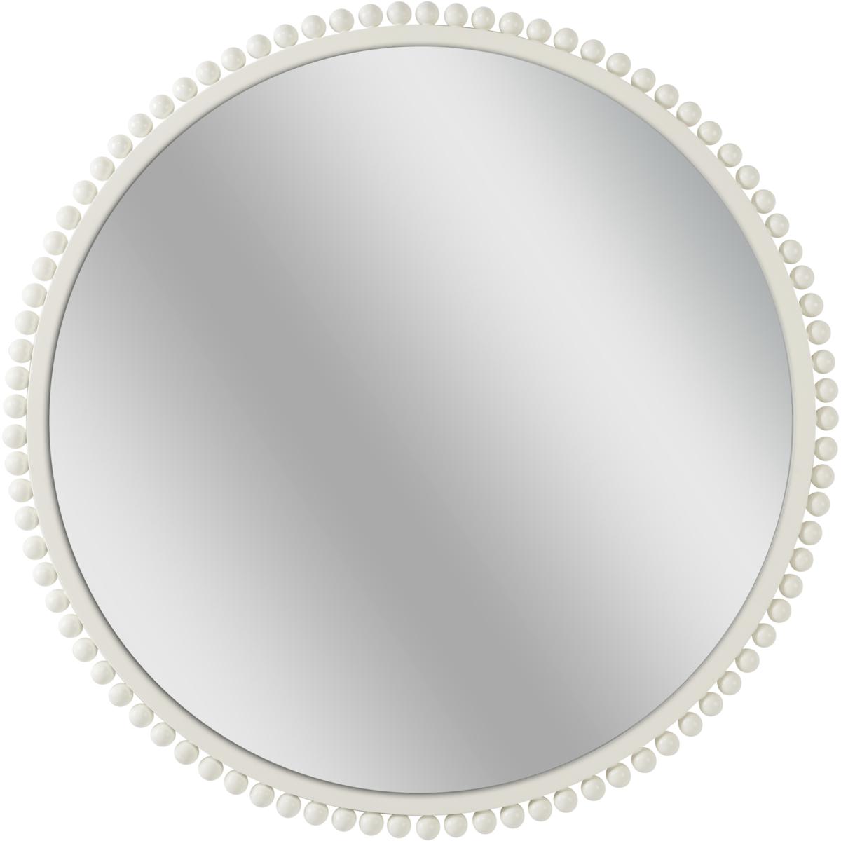 Chelsea House 385690 Tacna 36 X 36 inch WhiteCream Mirror
