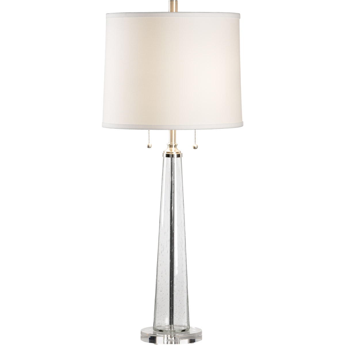 Chelsea House 68528 Lisa Kahn 36 inch 100.00 watt Clear/Nickel Accents Table Lamp Portable Light