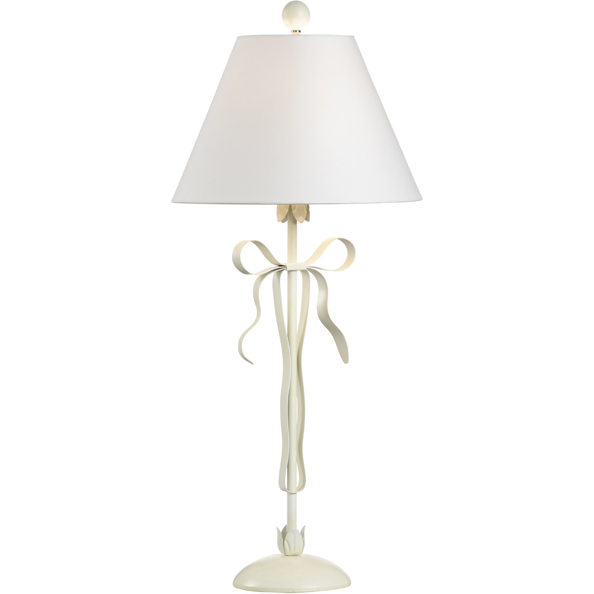 Chelsea House 69144 Chelsea House 31 inch 10000 watt Painted White Table Lamp Portable Light