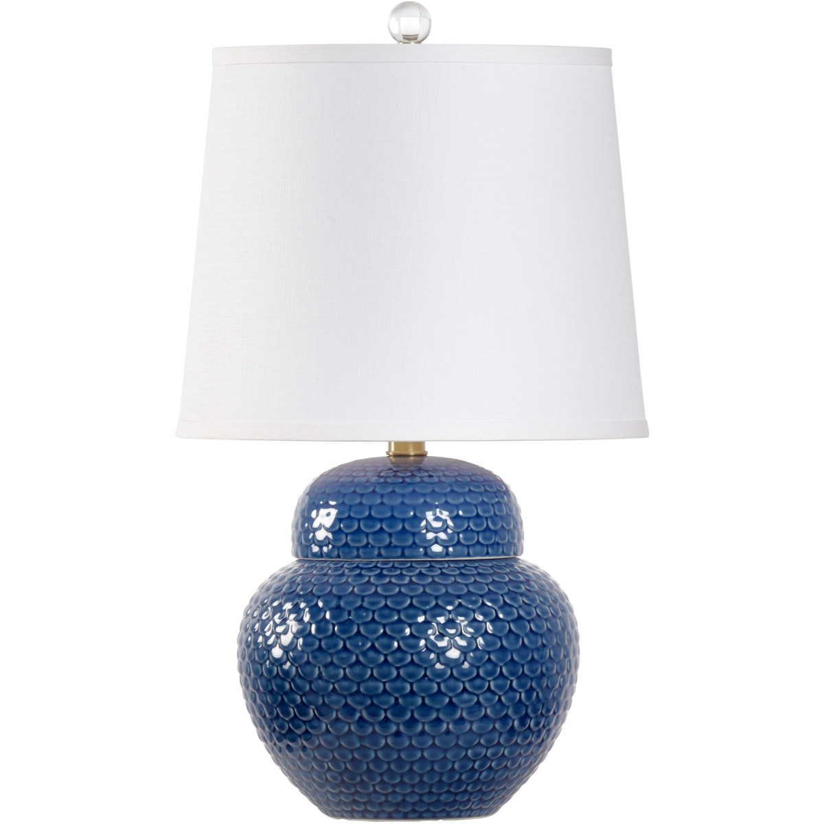 Chelsea House 69516 Chelsea House 22 inch 100.00 watt Blue Glaze Table Lamp Portable Light