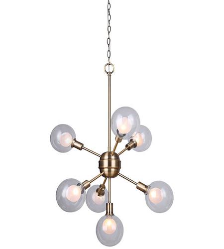 Canarm ICH683A07GD9 Madison 7 Light 22 inch Gold Chandelier Ceiling Light