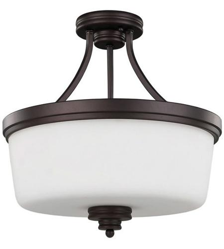 Canarm ISF286A03ORB Madison 3 Light 16 inch Oil Rubbed Bronze Semi-Flush Ceiling Light