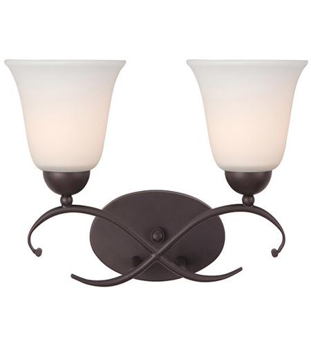 Canarm IVL424A02ORB Lily 2 Light 15 inch Oil Rubbed Bronze Vanity Light Wall Light photo