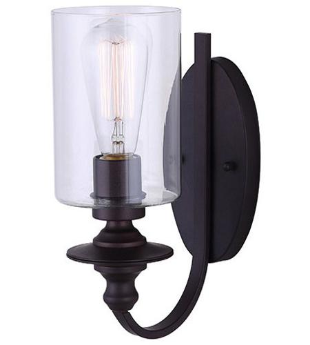 Canarm IWF586A01ORB Madison 1 Light 5 inch Oil Rubbed Bronze Wall Light