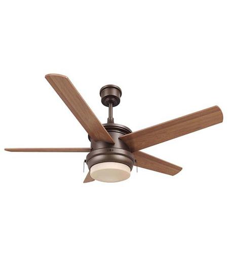 Canarm Cf52pal5eb Palisade 52 Inch Ebony Bronze With Maple Cherry Blades Ceiling Fan Downrod Mount