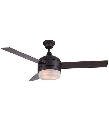 Canarm Cf48per3orb Perry 48 Inch Oil Rubbed Bronze With Walnut Medium Maple Blades Ceiling Fan Dual Mount