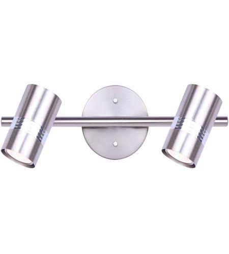 Canarm IT1058A02BNC10 Aldi 2 Light Brushed Nickel and Chrome Track Lighting Ceiling Light