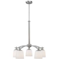 Canarm ICH463A05BN Dayena 5 Light 25 inch Brushed Nickel Chandelier Ceiling Light thumb