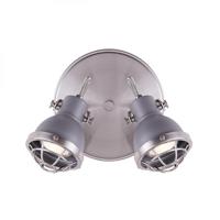 Canarm ICW447B02BNY10 Gunnar 2 Light 8 inch Brushed Nickel and Grey Ceiling/Wall Light Ceiling Light photo thumbnail