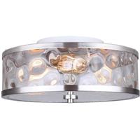 Canarm IFM677A15BN Madison 3 Light 16 inch Brushed Nickel Flush Mount Ceiling Light thumb