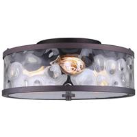 Canarm IFM677A15ORB Madison 3 Light 16 inch Oil Rubbed Bronze Flush Mount Ceiling Light thumb