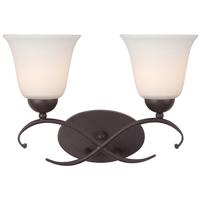 Canarm IVL424A02ORB Lily 2 Light 15 inch Oil Rubbed Bronze Vanity Light Wall Light photo thumbnail