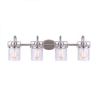 Canarm IVL707A04BN Madison 3 Light 35 inch Brushed Nickel Vanity Light Wall Light in 4 thumb