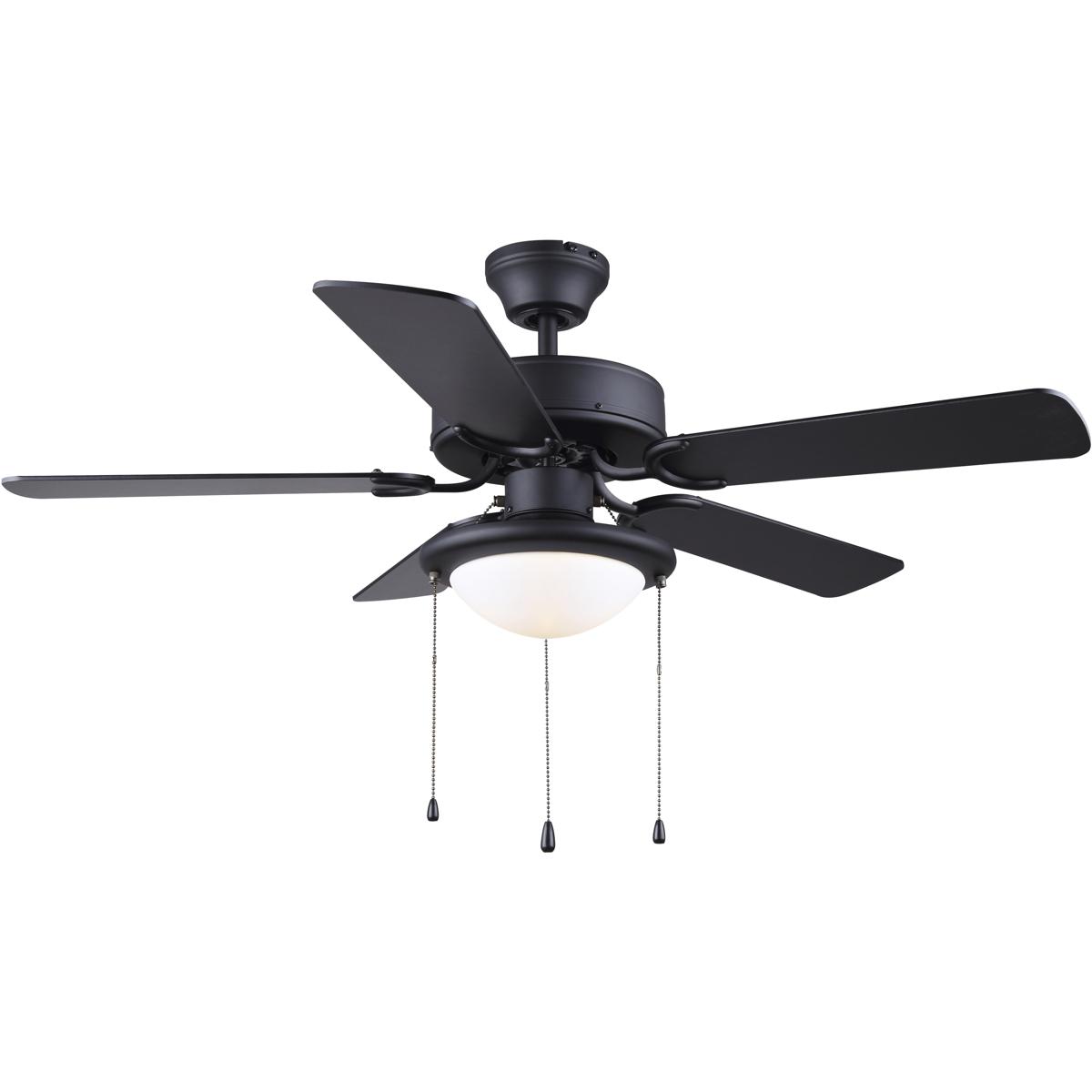Canarm CF42ECL5BK Eclipse 42 inch Black Indoor Ceiling Fan