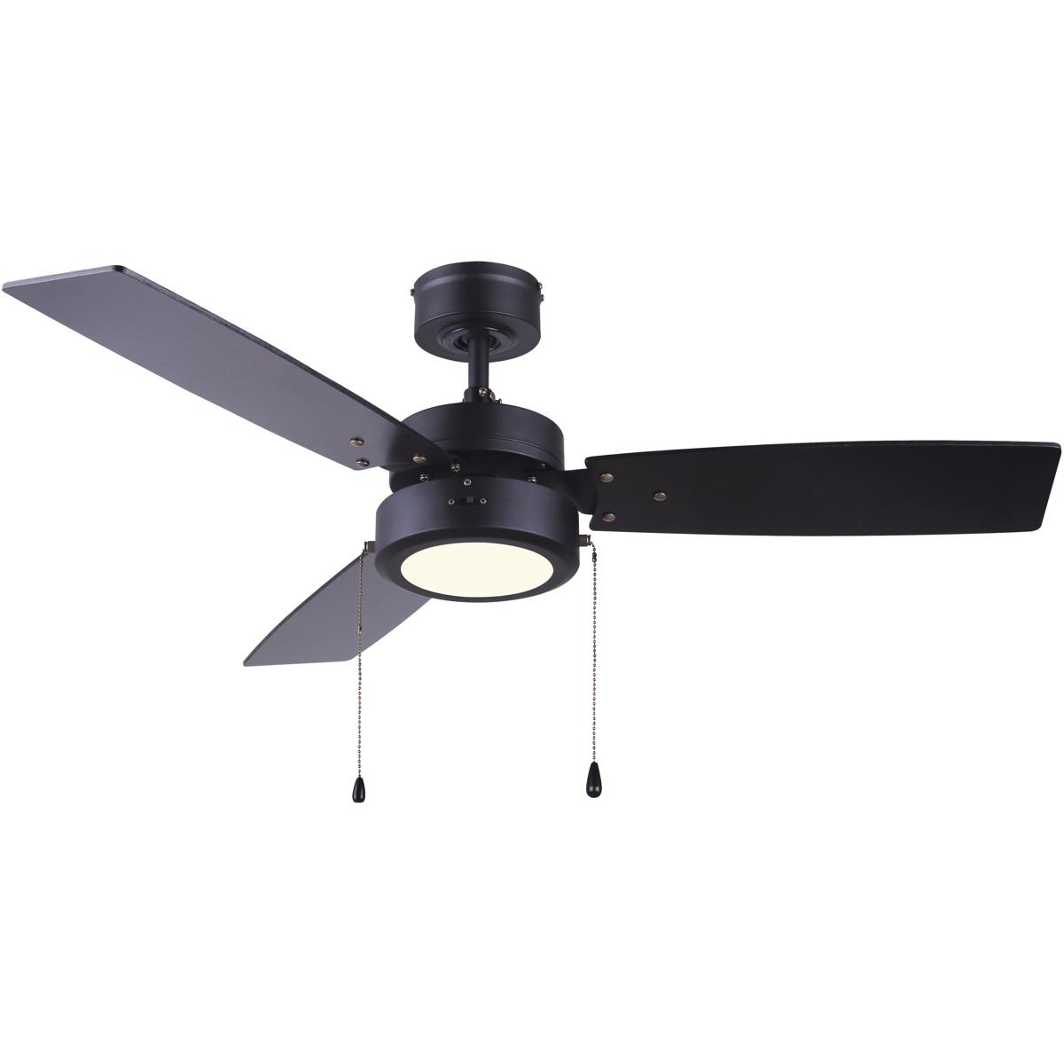 Canarm CF42WAL3BK Madison 42 inch Black Ceiling Fan