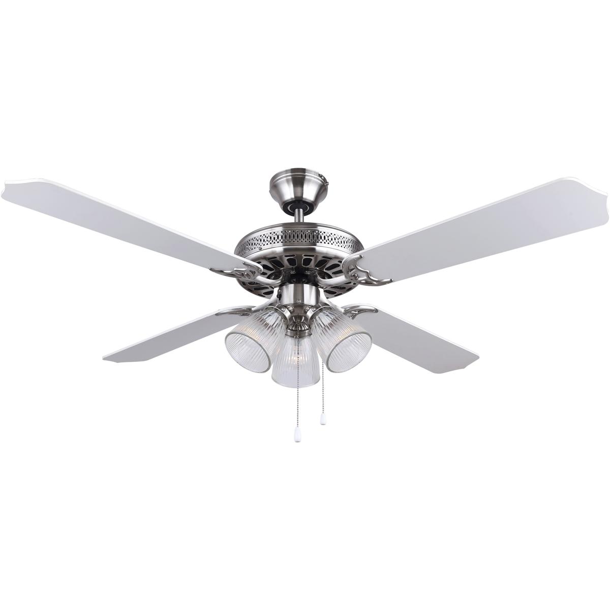 Canarm CF52CHA4BPT Chatea Ii 52 inch Brushed Pewter Indoor Ceiling Fan