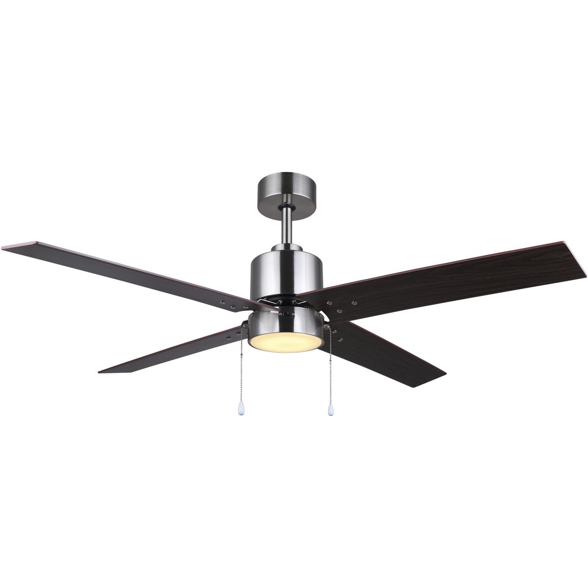 Canarm CF52TAT4BN-ES Tempest 52 inch Brushed Nickel with Gray Blades Ceiling Fan