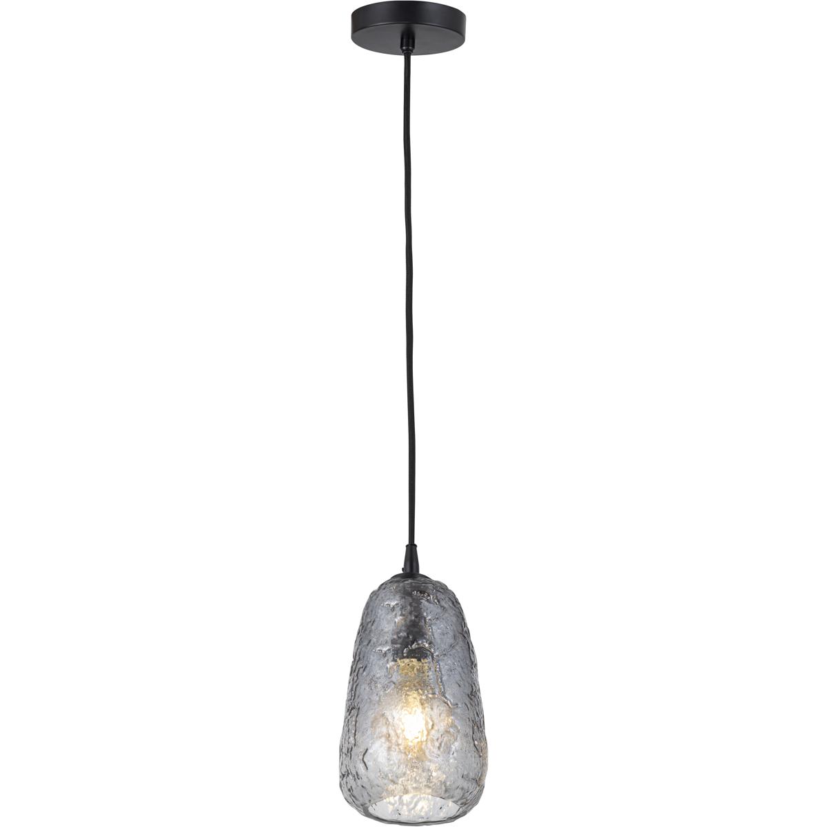 Canarm IPL2155B01BK Eden 1 Light 55 inch Matte Black Pendant Ceiling Light