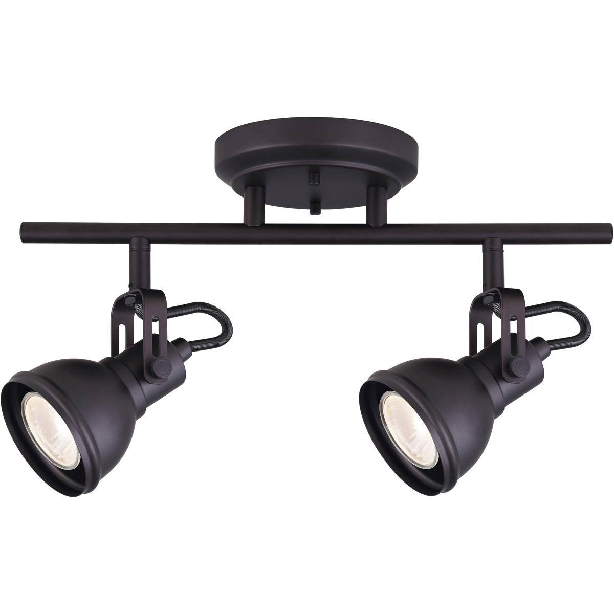 Canarm IT622A02ORB10 Madison 2 Light Oil Rubbed Bronze Track Ceiling Light