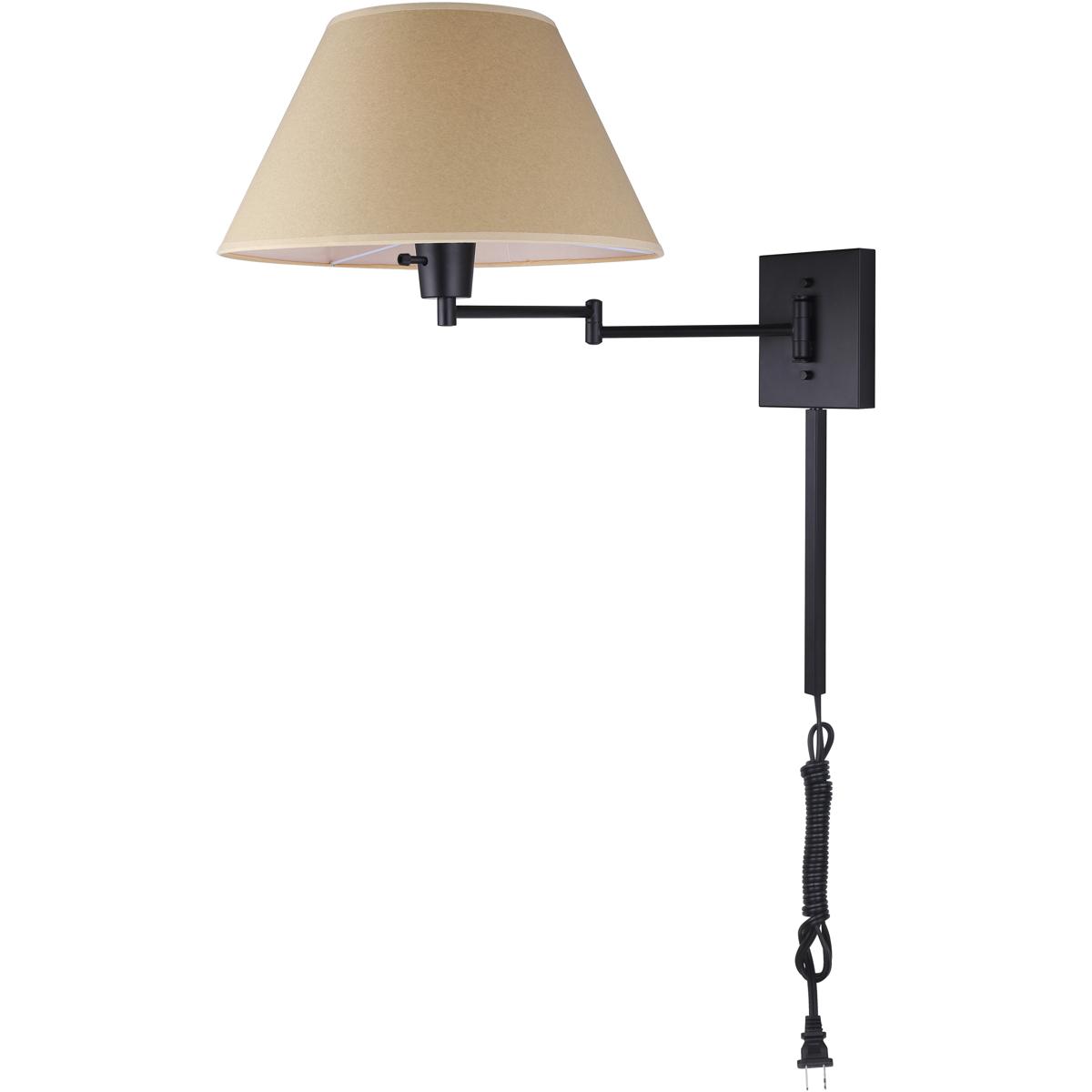 Canarm IWF2119B01BK Theodore Sconce Wall Light