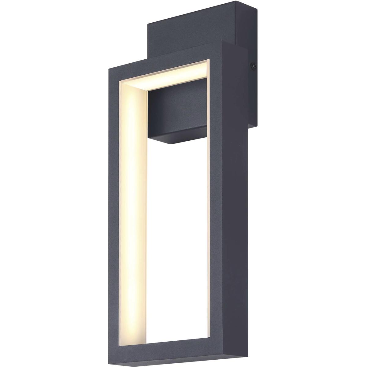 Canarm LOL602BK Kalino LED 13.75 inch Black Outdoor Wall Light