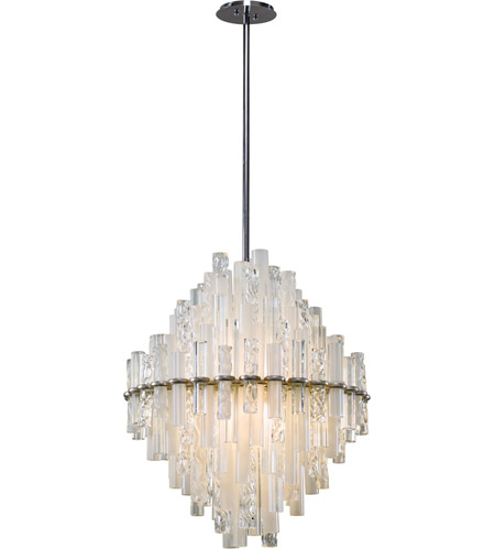 Silver Leaf Pendant Light 