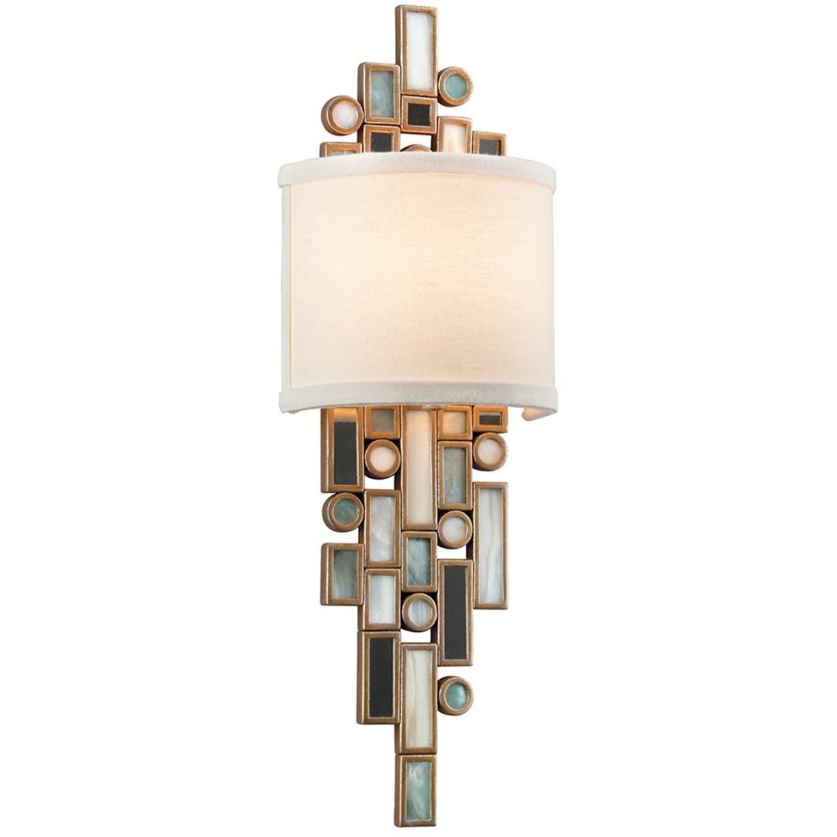 Corbett Lighting 150-11-CPL Dolcetti 1 Light 6 inch Champagne Leaf ADA Wall Sconce Wall Light