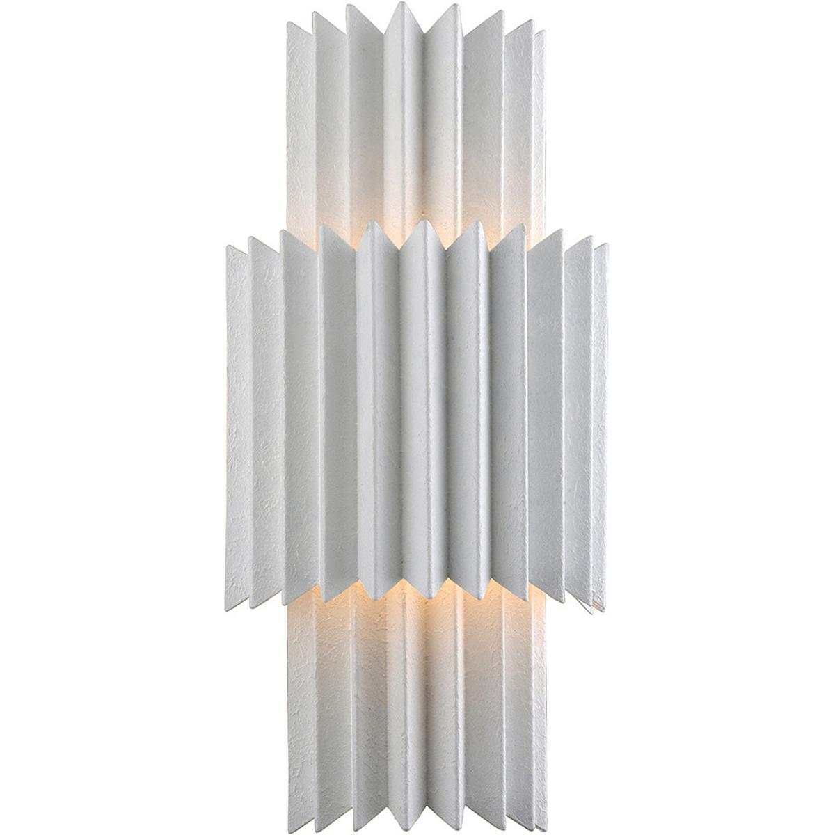 Corbett Lighting 313-13-GSW Moxy 2 Light 9.5 inch Gesso White Wall Sconce Wall Light