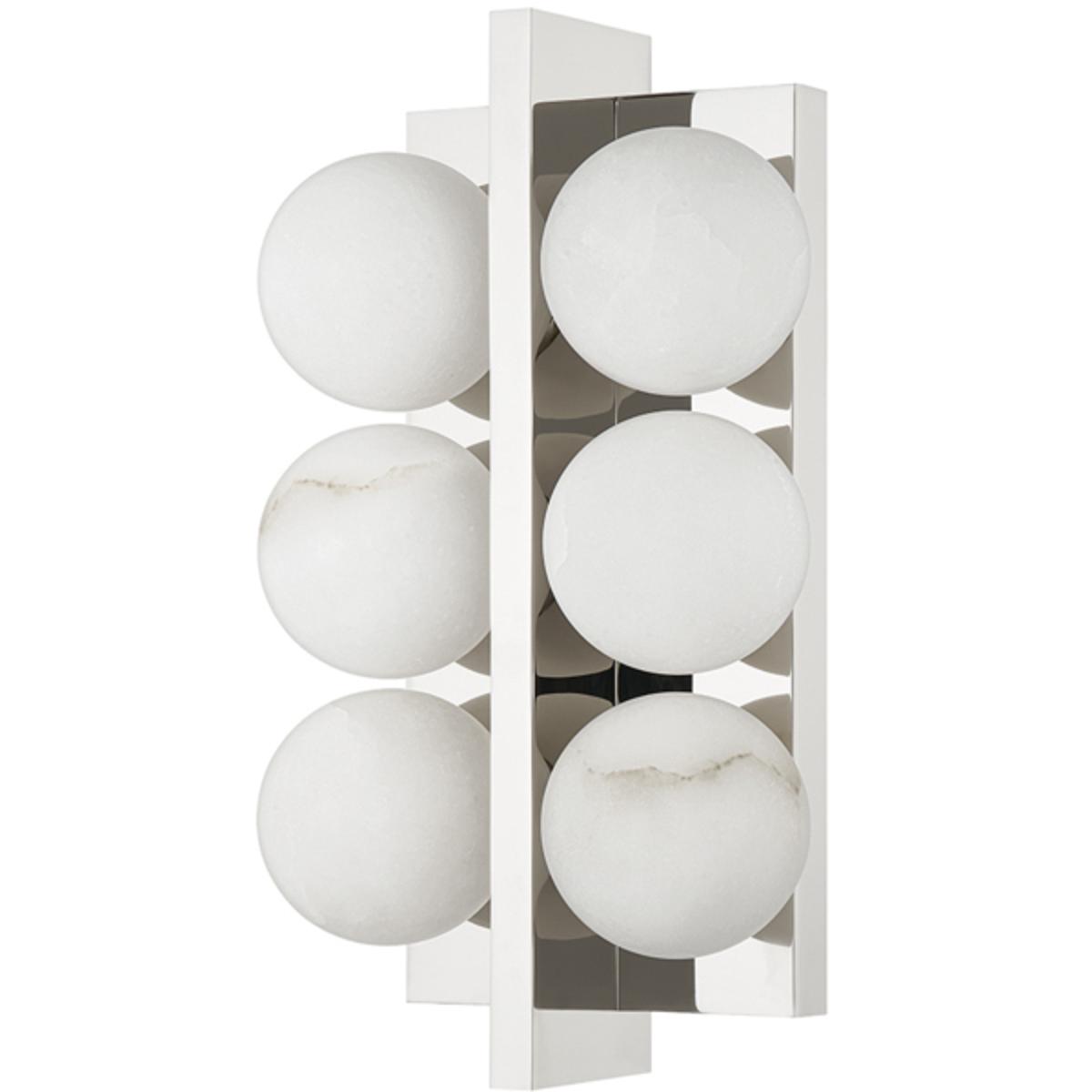 Corbett Lighting 357-06-PN Emille 6 Light 6.75 inch Polished Nickel ADA Wall Sconce Wall Light