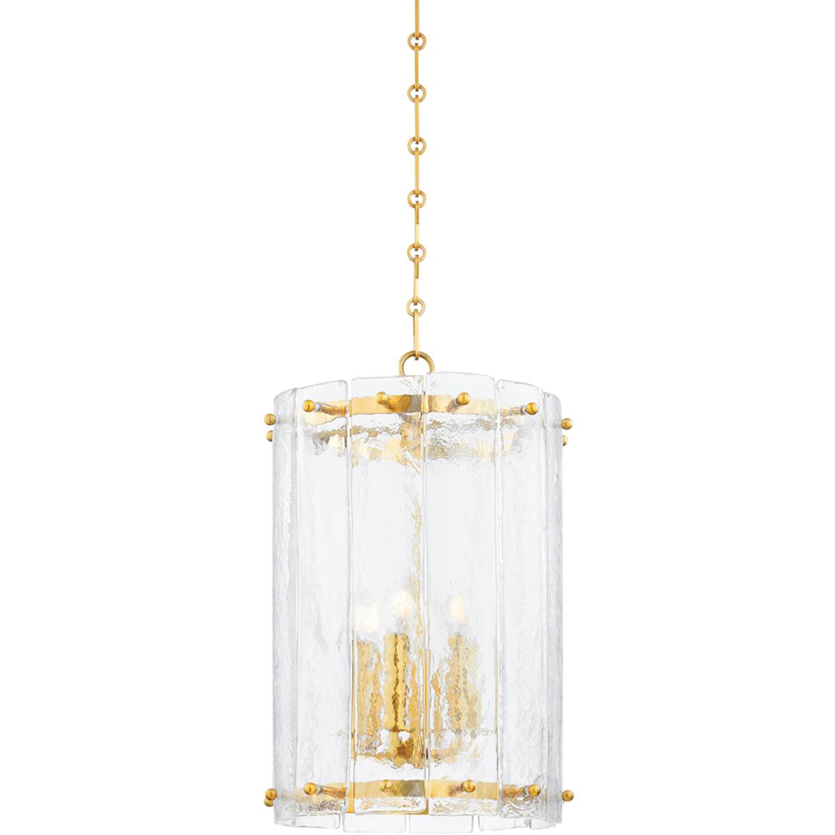 Corbett Lighting 37515VPB Rio 6 Light 1475 inch Vintage Polished Brass Indoor Lantern Ceiling Light
