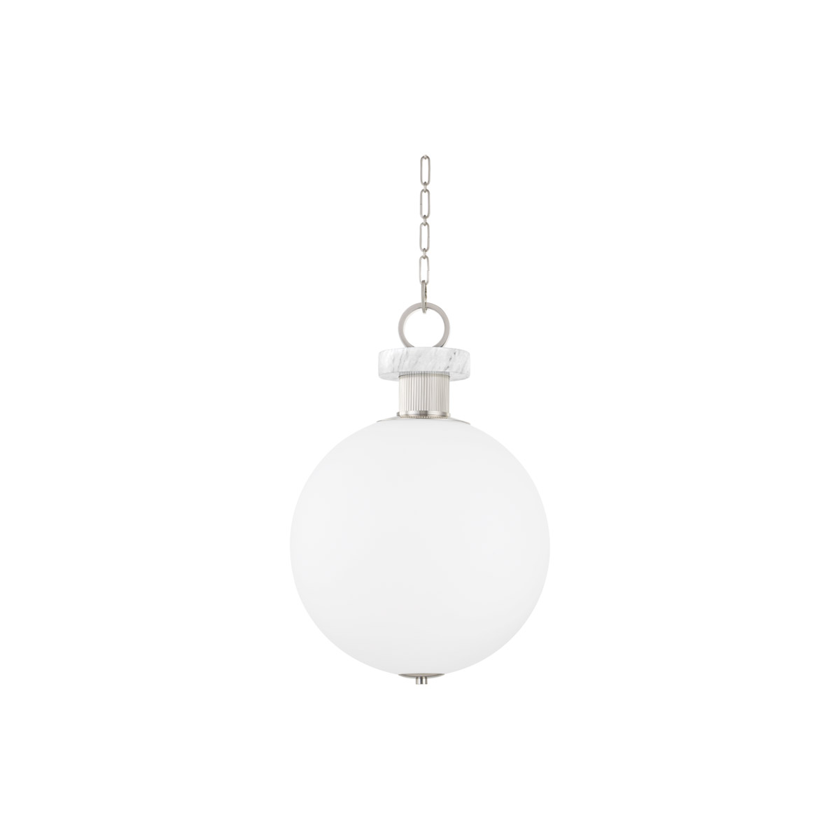 Corbett Lighting 395-18-BN Haru 1 Light 18 inch Burnished Nickel Pendant Ceiling Light