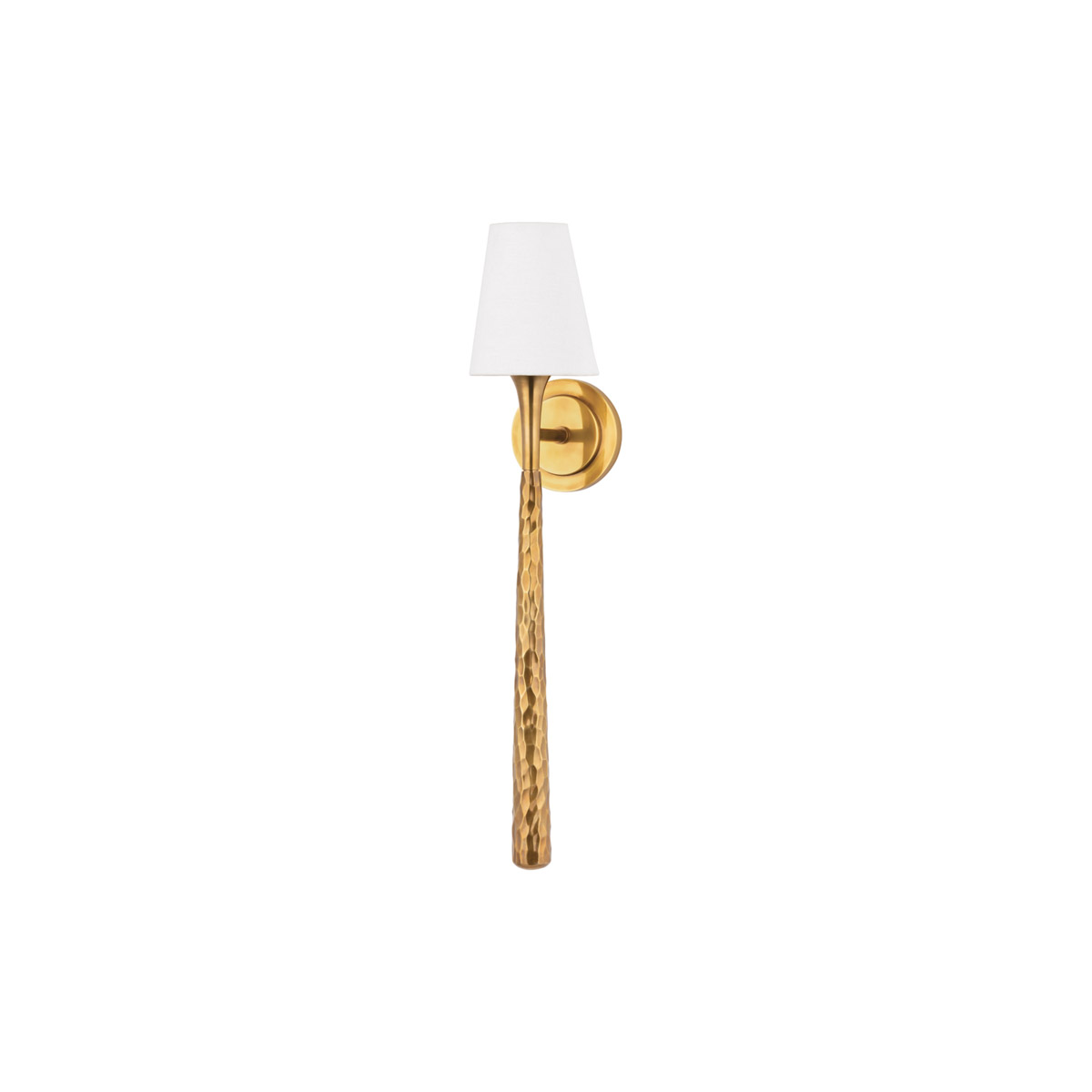 Corbett Lighting 407-01-VB Greta 1 Light 6 inch Vintage Brass Wall Sconce Wall Light