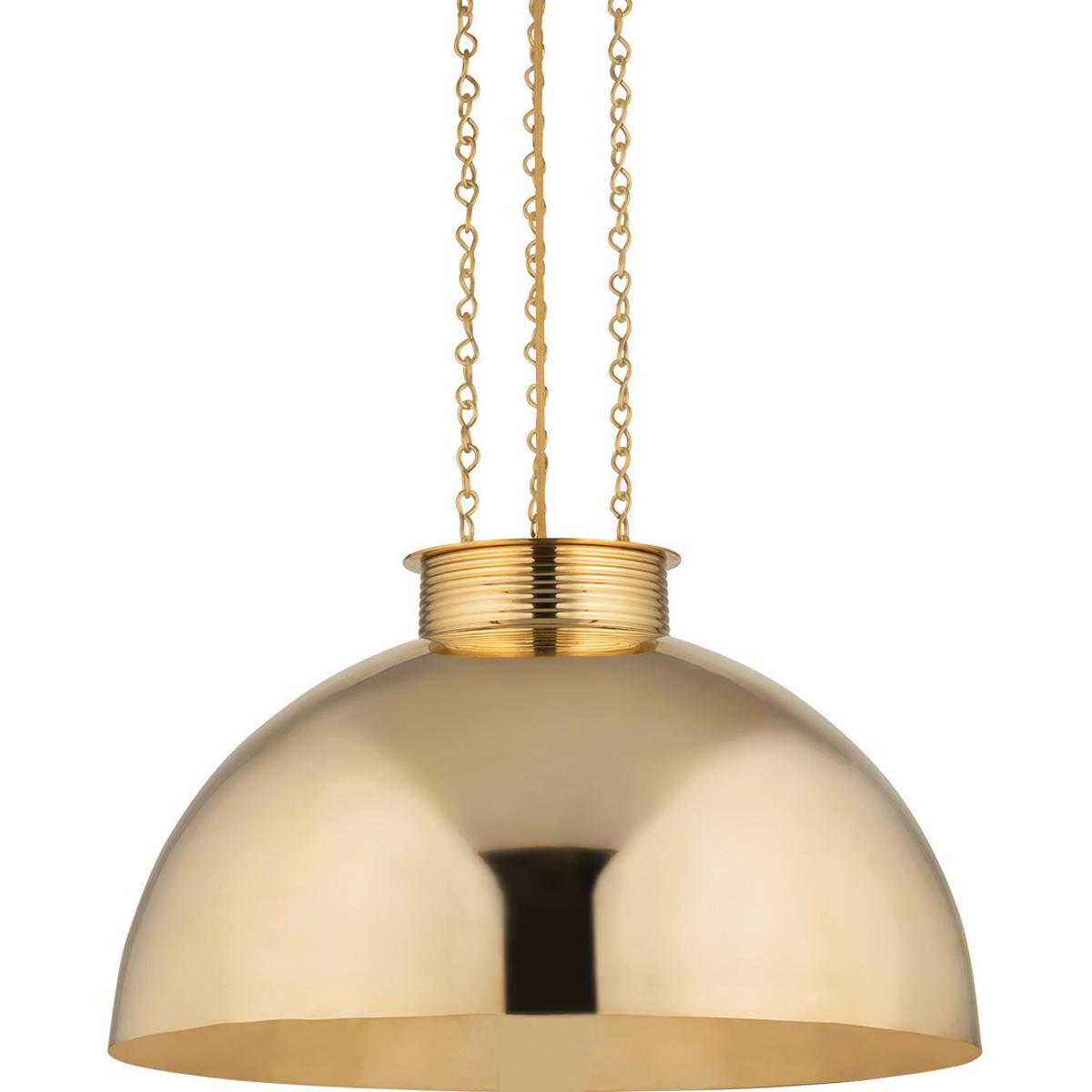 Corbett Lighting 495-30-VB Perseus 1 Light 30 inch Vintage Brass Pendant Ceiling Light
