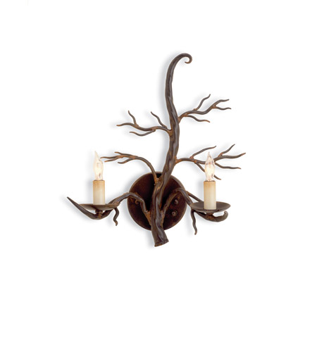 Treetop 2 Light Wall Sconces in Old Iron 5307