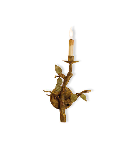 Tivoli 1 Light Wall Sconces in Adriana Gold/Labella Verde Green 5322