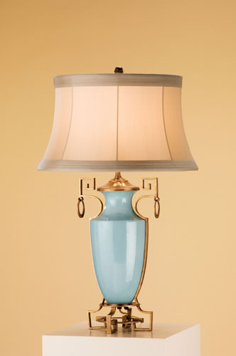 Delphine 1 Light Table Lamps in Blue 6030