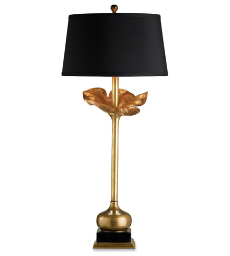 Currey & Company 6240 Metamorphosis 32 inch 150 watt Antique Brass Table Lamp Portable Light photo