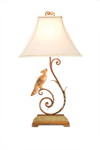 parrot table lamp