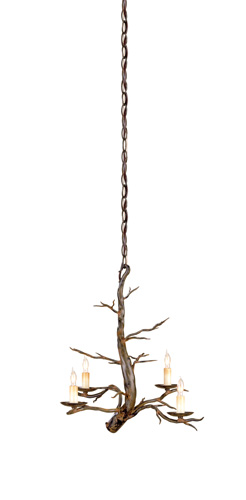 Treetop 4 Light Chandeliers in Old Iron 9307