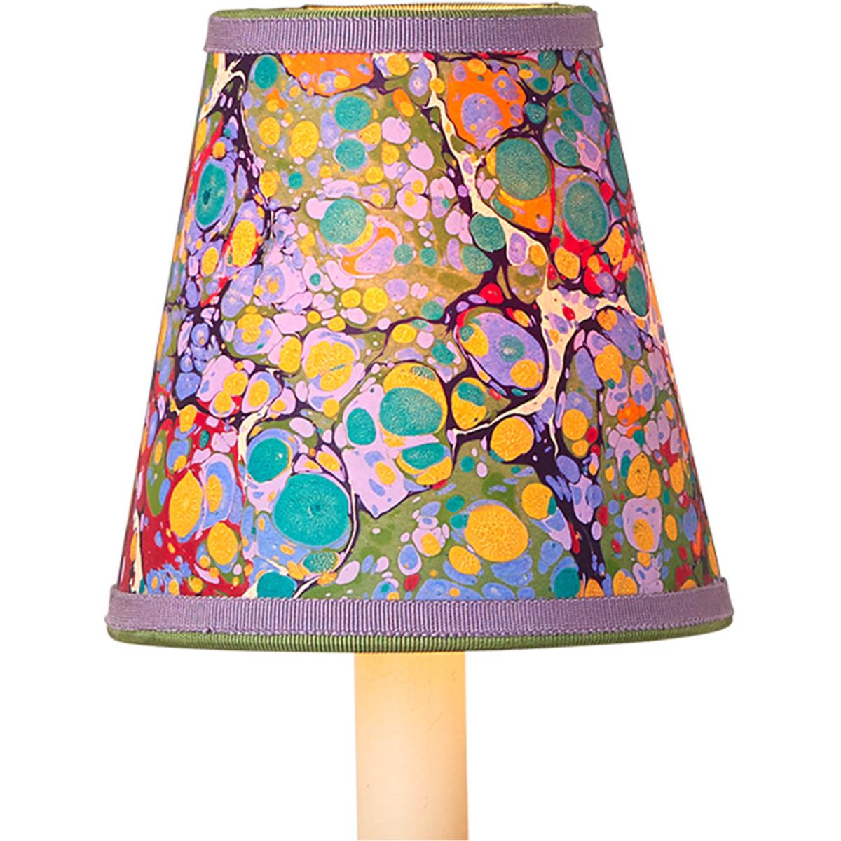 Currey & Company 0900-0033 Marble Multi-color 5 inch Tapered Chandelier Shade