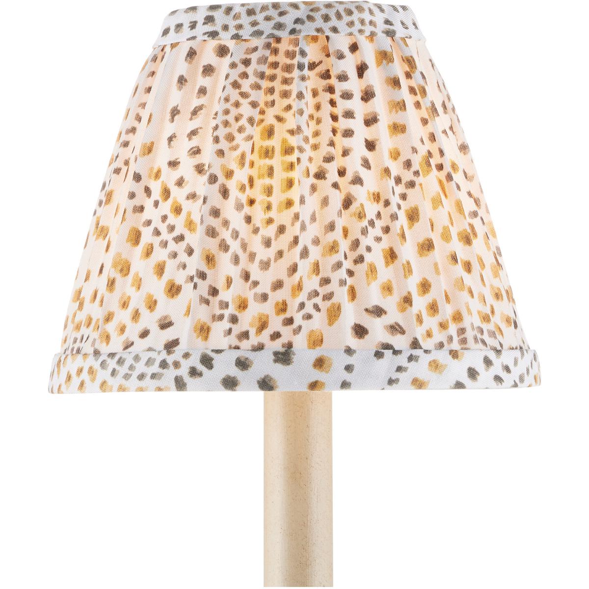 Currey & Company 0900-0049 Lenore Gold and Brown and Ivory 6 inch Tapered Chandelier Shade