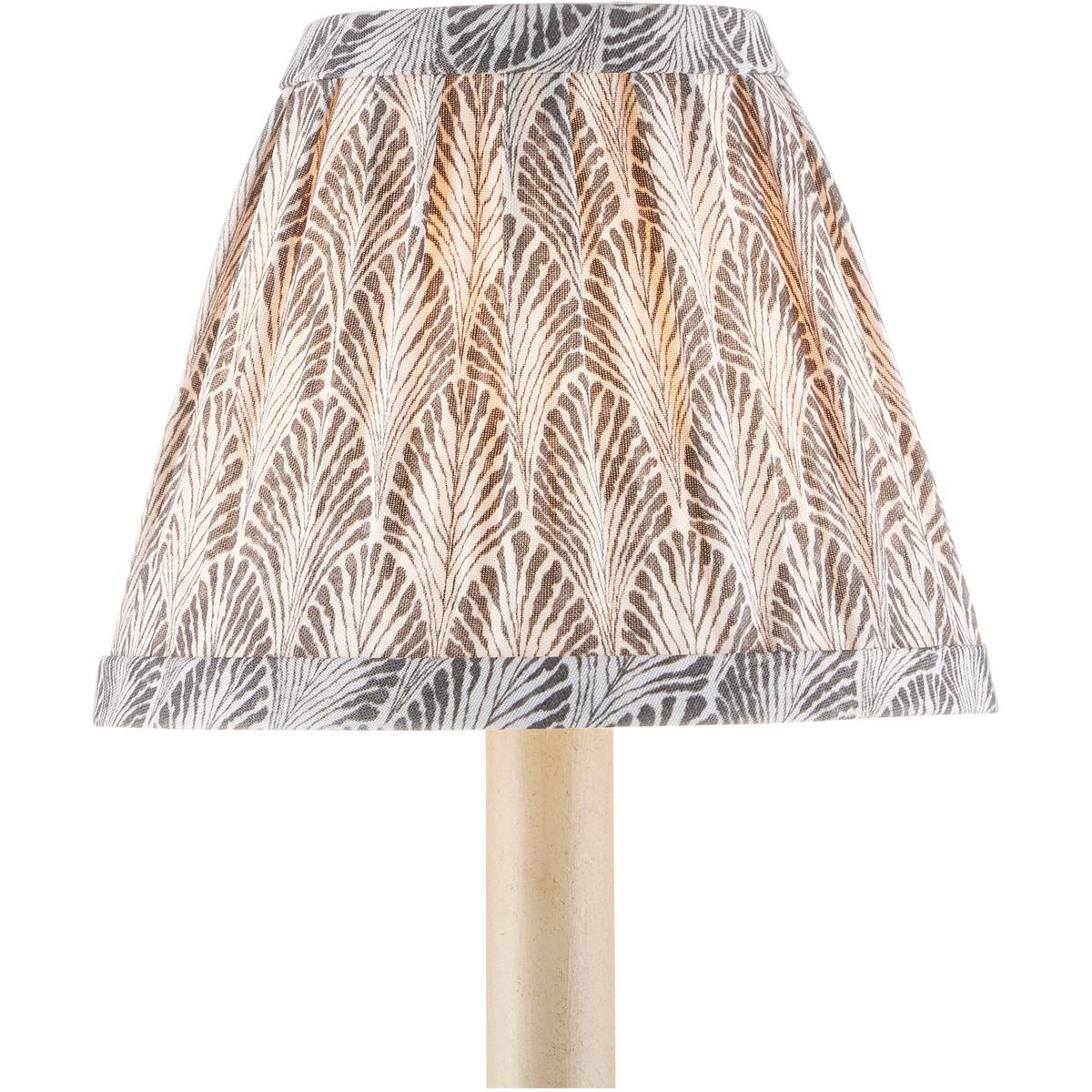Currey & Company 0900-0053 Plume Stone and Ivory 6 inch Tapered Chandelier Shade