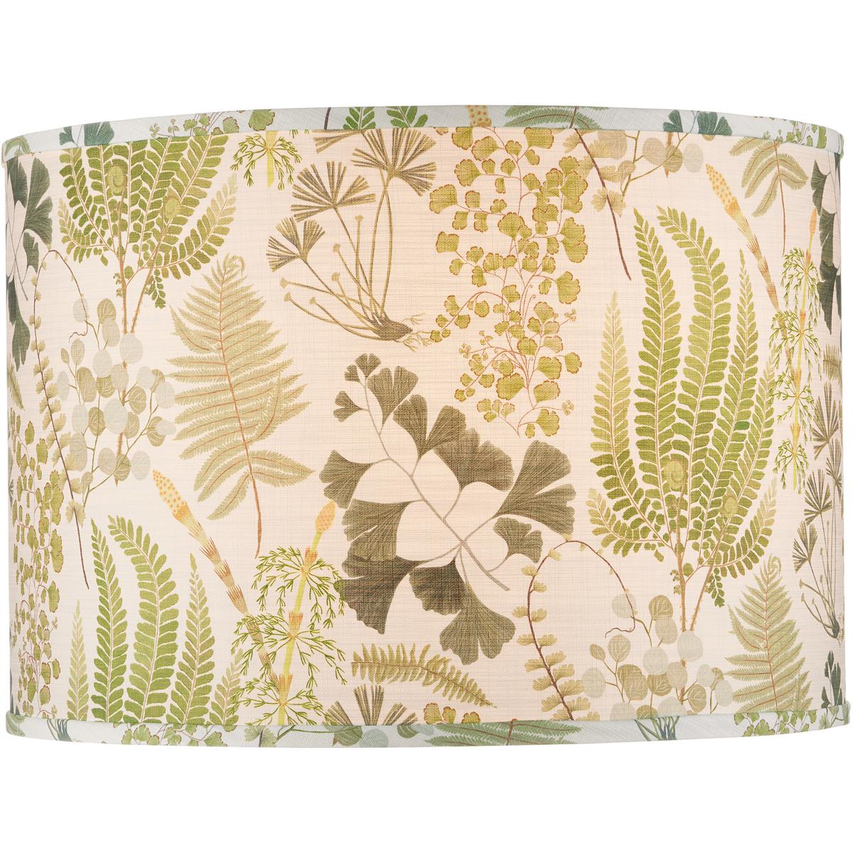 Currey & Company 0900-6009 Theodora Green and Ivory 20 inch Drum Lamp Shade