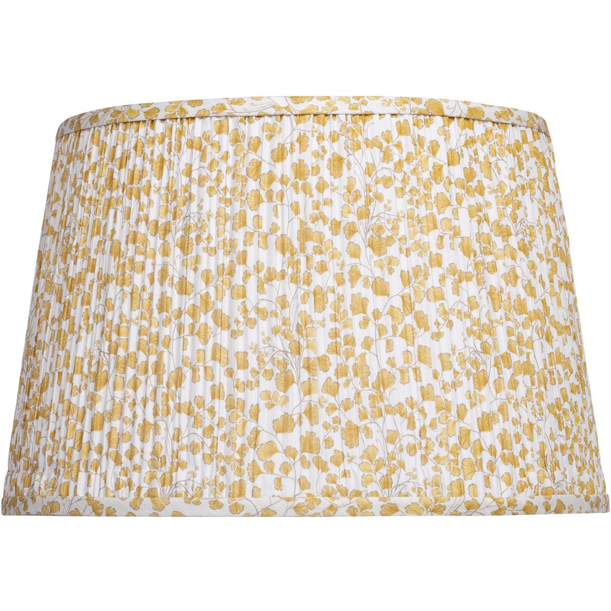 Currey & Company 0900-6016 Maiden Fern Yellow and Ivory 16 inch Lamp Shade