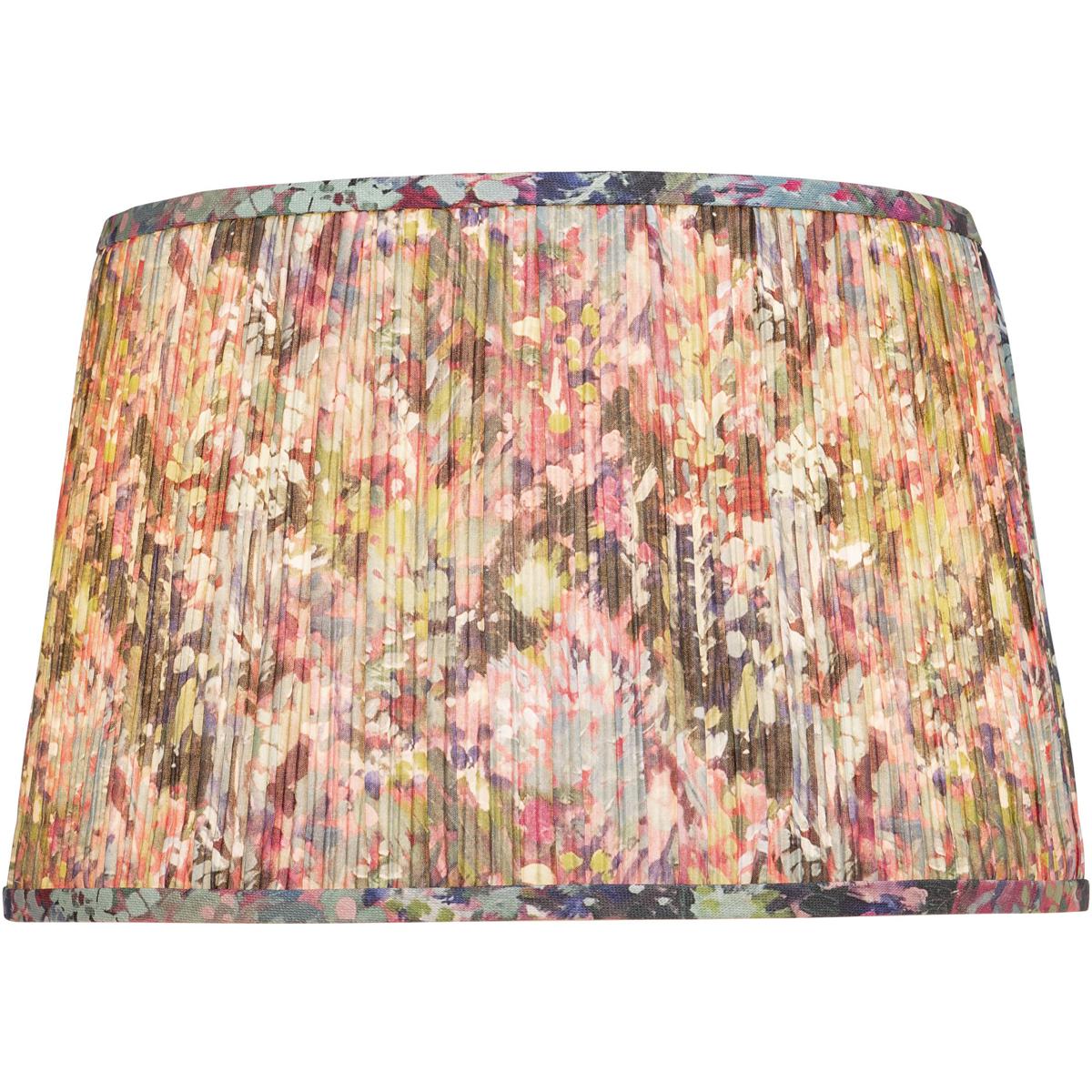 Currey & Company 0900-6017 Wildflower Magenta and Green and Blue 16 inch Lamp Shade