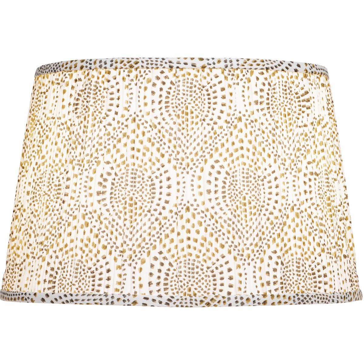 Currey & Company 0900-6019 Lenore Gold and Brown and Ivory 16 inch Lamp Shade