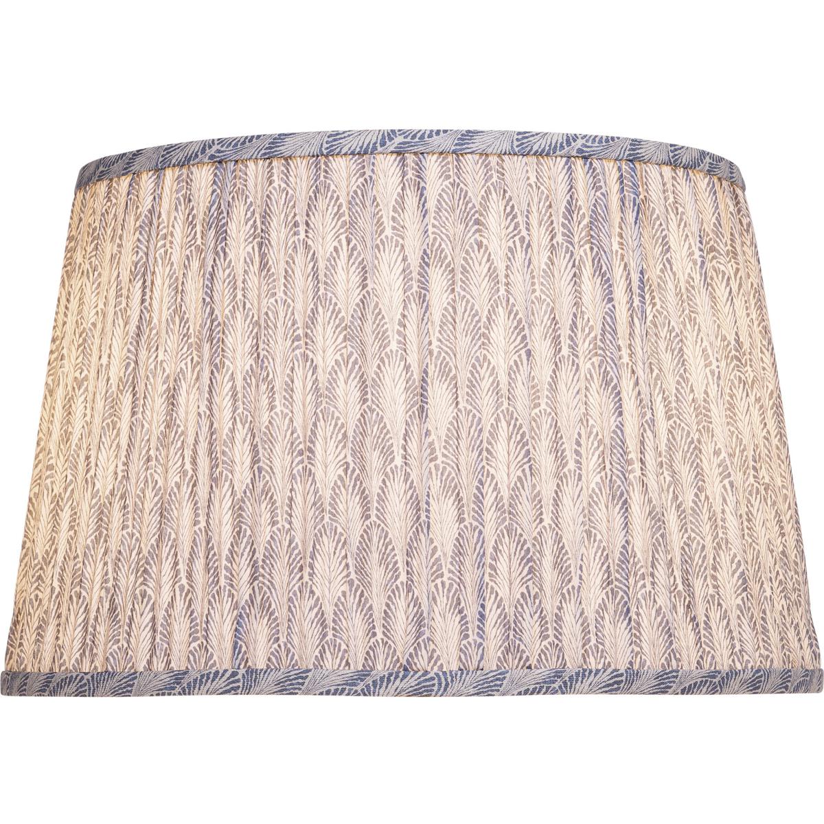 Currey & Company 0900-6021 Plume Blue and Ivory 16 inch Lamp Shade