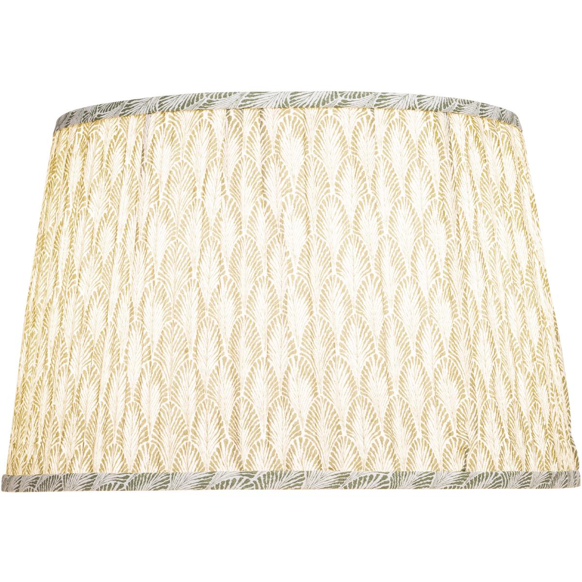 Currey & Company 0900-6023 Plume Green and Ivory 16 inch Lamp Shade