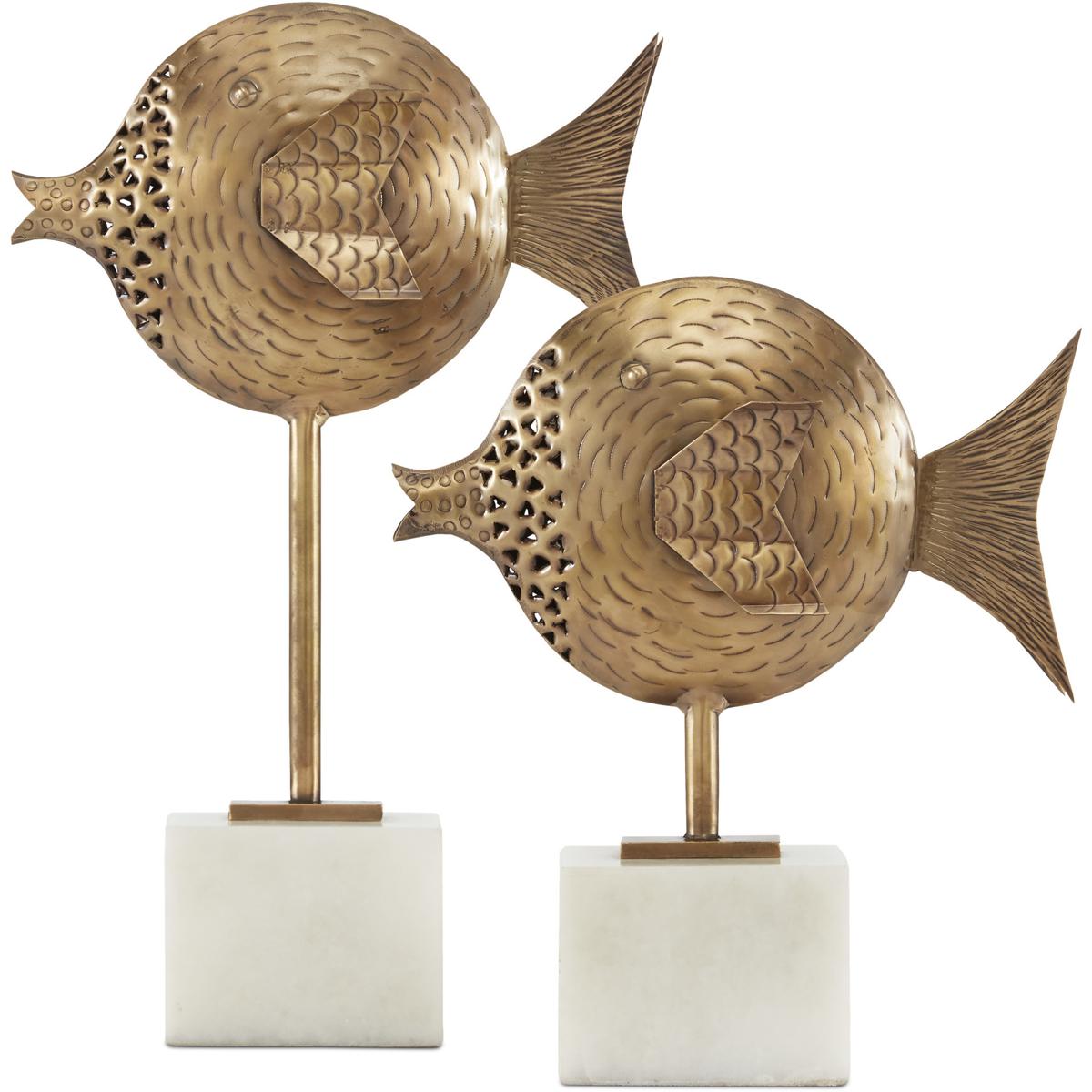 Currey & Company 1200-0513 Cici 11.5 X 9.5 inch Sculptures, Set of 2