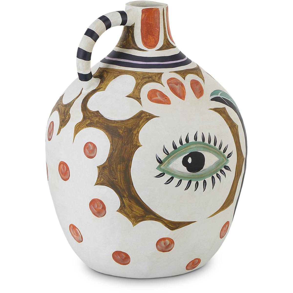 Currey & Company 1200-0615 Hamsa Demijohn 14 X 10.25 inch Vase